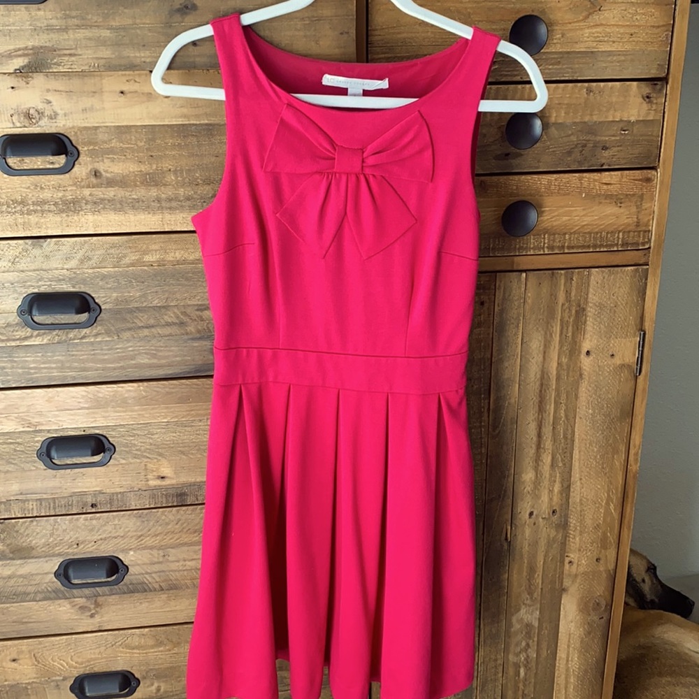 Pink dress. LC Lauren Conrad. Great for summer.